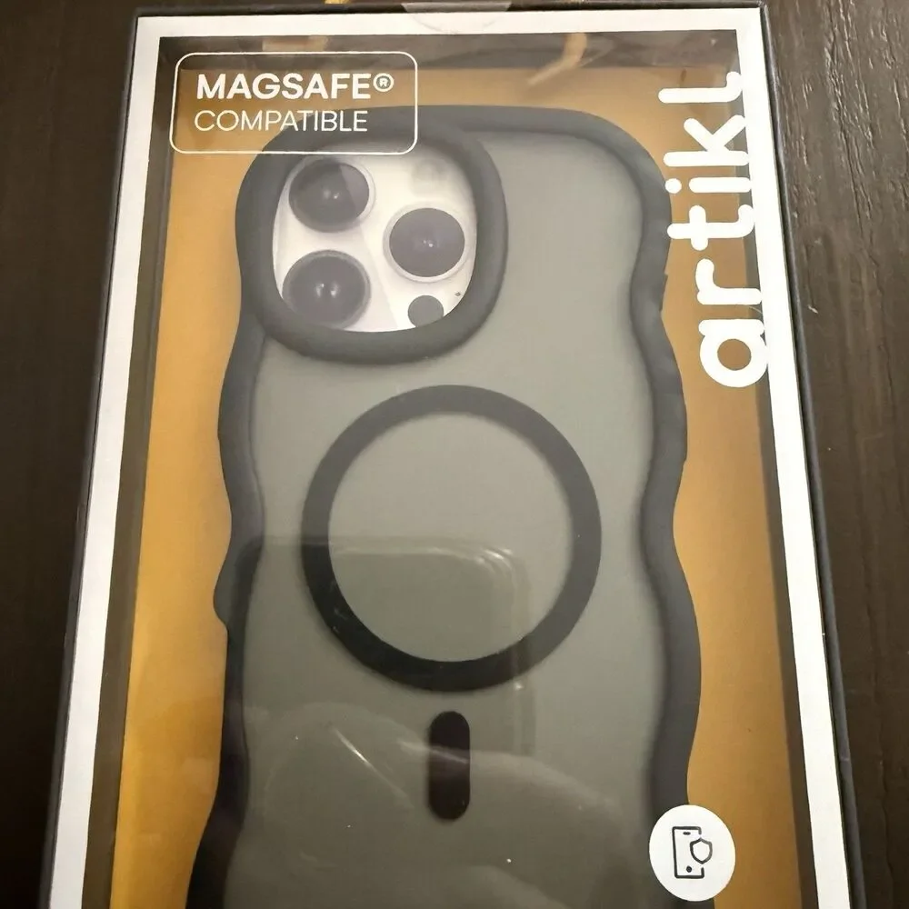 Artikl iPhone 16 Pro Max Magsafe Protective Phone Case Wavy Gray New